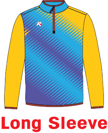 Full Sleeve Zip 1/4 jersey